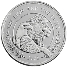 2025 The Lion and The Eagle 1oz Silver Coin