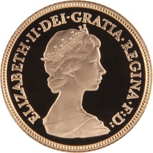 1984 Gold Proof Half Sovereign Boxed