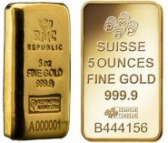 5oz Gold Bar Best Value (Brand New)