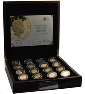 2009 UK Fifty Pence 50p Gold Proof Collection Boxed