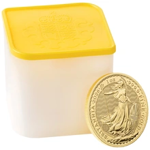 Monster Box of 100 2026 Britannia One Ounce Gold Coins