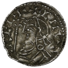 1035-1042 Harthacnut Silver Penny Hammered Thetford Tidread