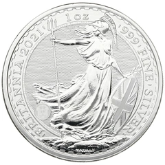 2021 1oz Silver Britannia Coin