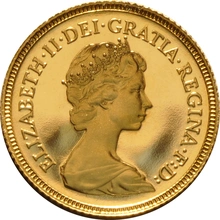1983 Proof Gold Half Sovereign Elizabeth II Decimal Head