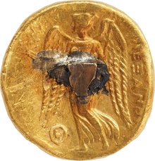 356-323 BC Gold Stater Coin Alexander the Great