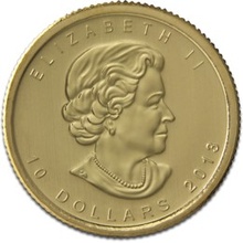 2013 1/4oz Canadian Maple Leaf Gold Coin