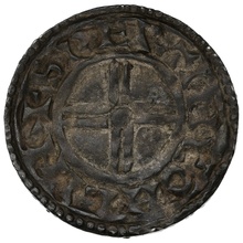 1016-1035 Cnut Silver Penny Hammered Short cross Type Lincoln Svertingr