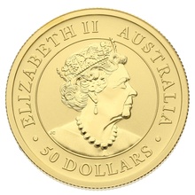 2019 1/2oz Australian Kangaroo Gold Nugget Coin