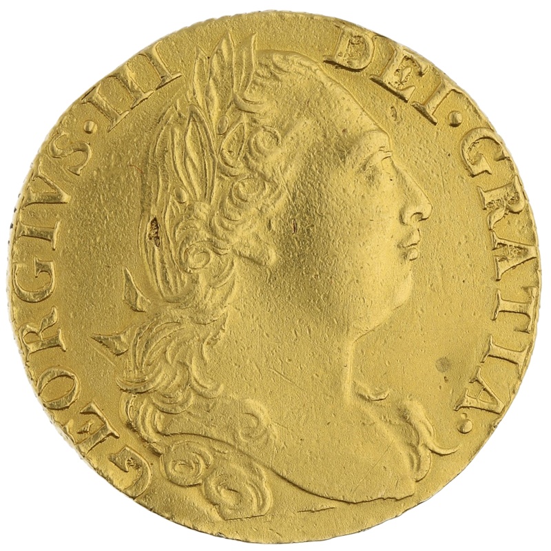 1767 Gold Guinea Coin