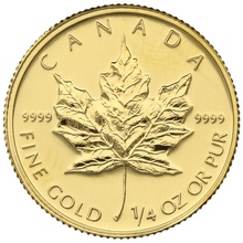 2008 1/4oz Canadian Maple Leaf Gold Coin