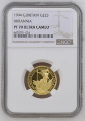 1994 Proof 1/4oz Gold Britannia Coin NGC PF70