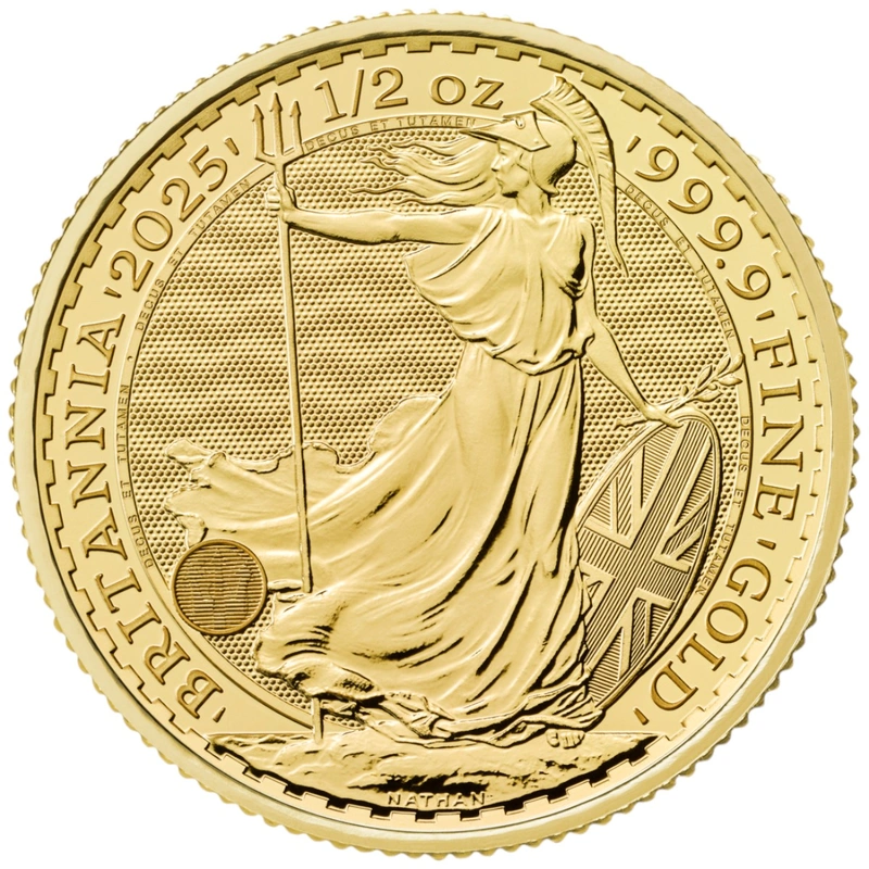 2025 1/2oz Britannia Gold Coin Gift Boxed