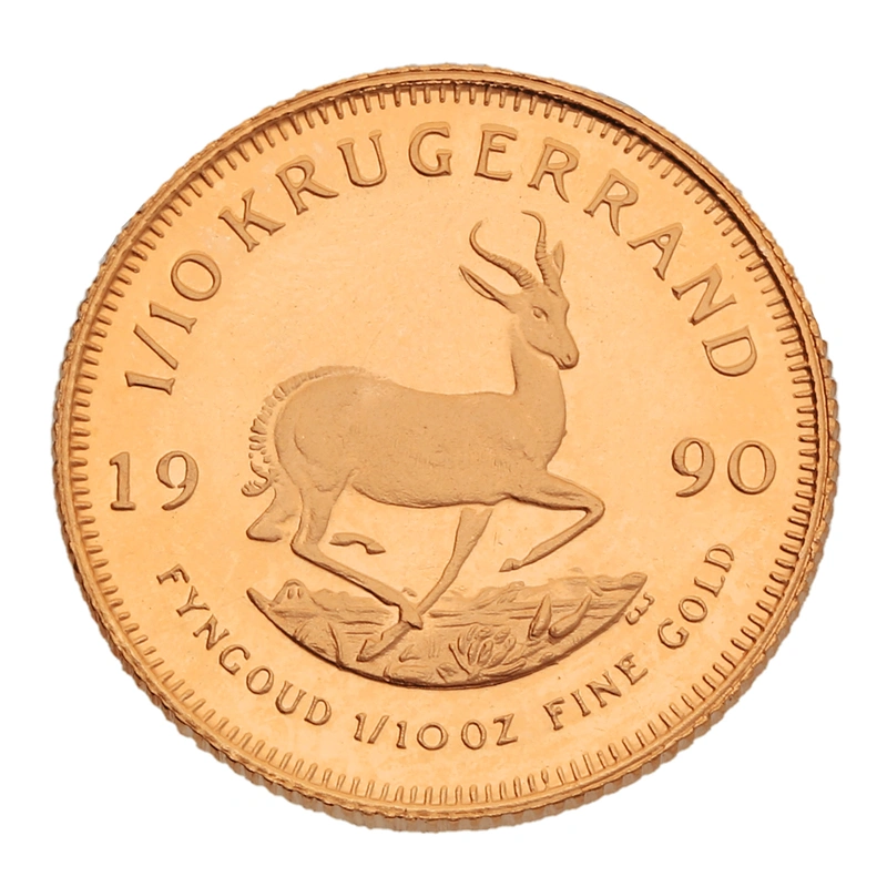 1990 Proof 1/10oz Krugerrand Gold Coin
