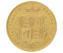 1859 Victoria Half Sovereign