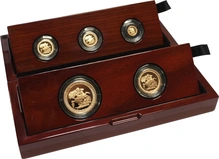 2017 Proof Gold Sovereign 5 Coin Set 200th Anniversary Fifth Head Boxed