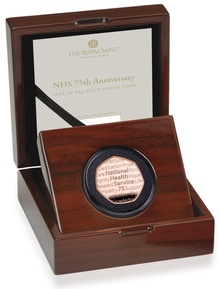 2023 Proof 50p Gold Coin 75 Years of the NHS Boxed