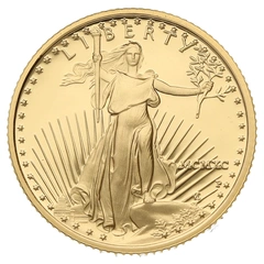 1990 Proof 1/10oz American Eagle Gold Coin MCMXC