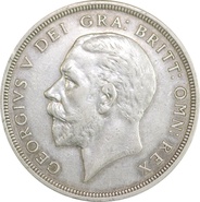 1927 Proof Silver Crown Coin George V Christmas Crown Extremely Fine