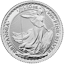 Second Hand 1/10oz Silver Britannias