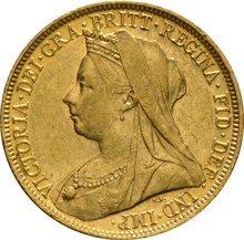 1898 Gold Sovereign Coin Queen Victoria Old Head Sydney