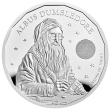 2023 Proof 1oz 25th Anniversary of Harry Potter Silver Coin Dumbledore Boxed