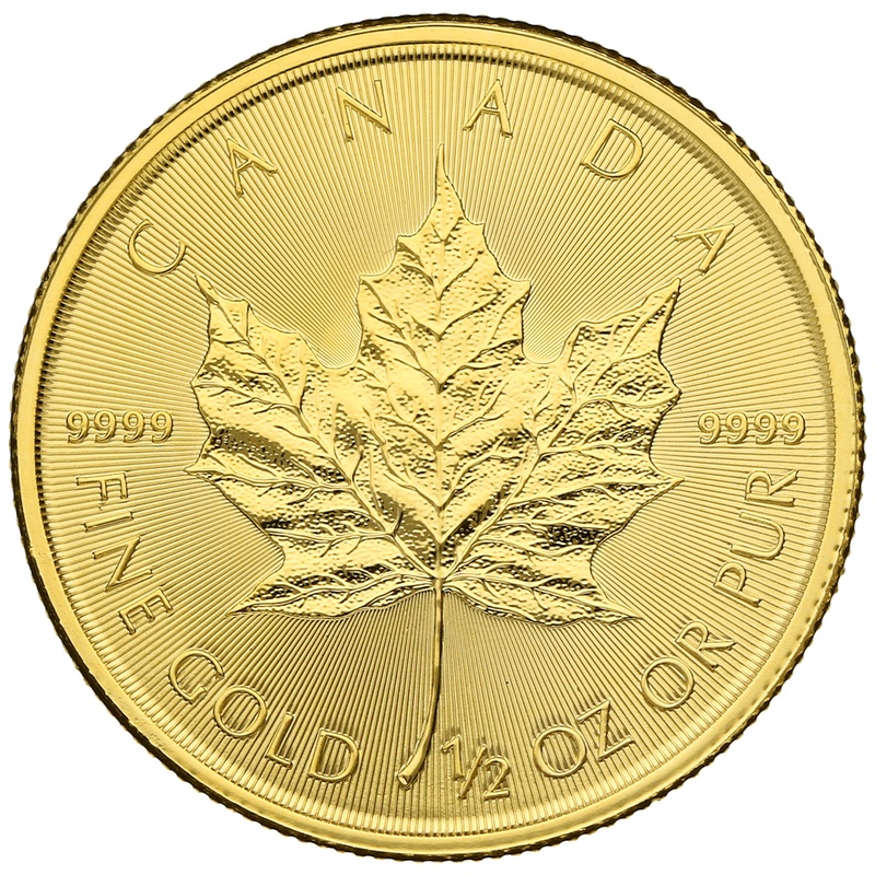 2020 Half Ounce Gold Maple