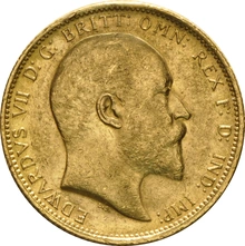 1903 Gold Sovereign Coin Edward VII Sydney