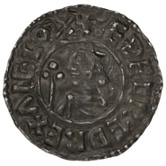978-1016 Aethelred II Silver Penny Hammered Crux Type Edsige Winchester