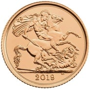 2019 Gold Half Sovereign