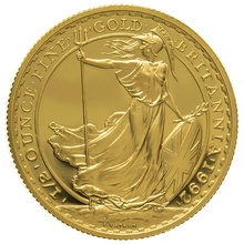 1992 Proof 1/2oz Gold Britannia Coin NGC PF69