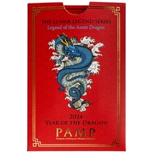 2024 PAMP 10 Gram Silver Year of the Dragon Bar Minted