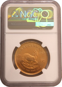 1980 Krugerrand Gold Coin 1oz NGC MS66