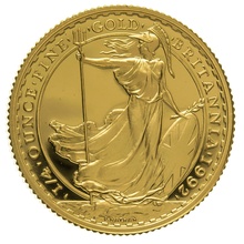 1992 Proof 1/4oz Gold Britannia Coin