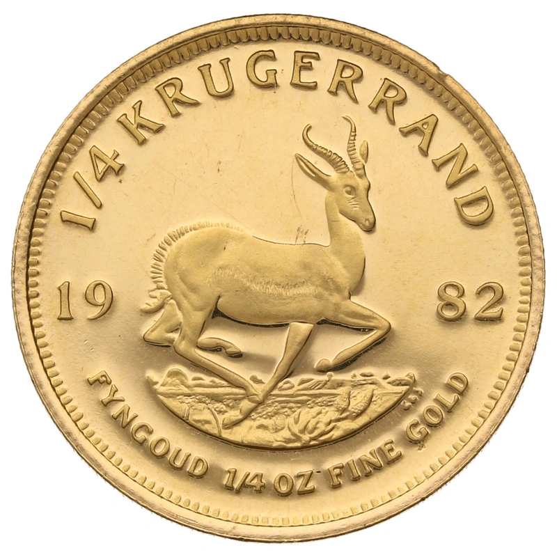 1982 Proof 1/4oz Krugerrand Gold Coin