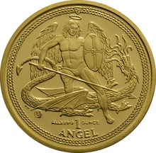 2010 Isle of Man Angel Gold Coin 1oz