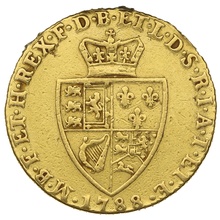 1788 George III Gold Guinea -Very Good