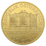 2010 Austrian Gold Philharmonic Coin 1oz