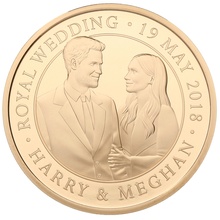 2018 Proof Gold Crown £5 Coin The Royal Wedding