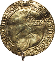 Gold Unite Coin Charles I Fair