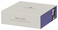 2023 £2 Proof Ada Lovelace Silver Coin Boxed