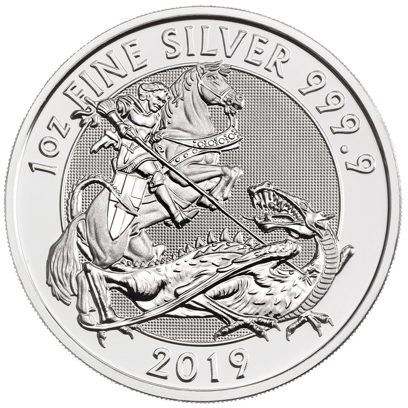 2019 Royal Mint Valiant Silver Coin 1oz