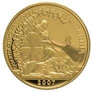 2007 Quarter Ounce Proof Britannia Gold Coin