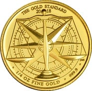 2018 Royal Mint Quarter Ounce 1/4 oz Gold Standard £25 coin