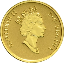 2015 $10 Pure Gold Coin Maple Leaves 1/4oz