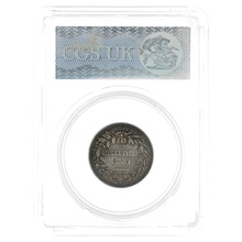 1839 Silver Shilling Coin CGS EF65