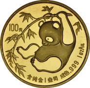 1985 1oz Chinese Panda Gold Coin