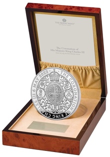 2023 1kg Silver Coronation of King Charles III Proof Coin Boxed