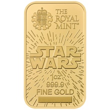 1oz Gold Bar Star Wars Light Side