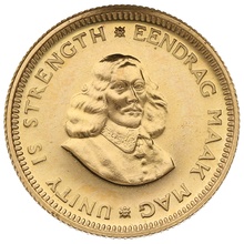 1965 R1 Gold Coin 1 Rand South Africa