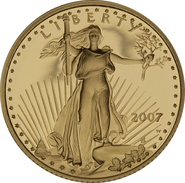 2007 Proof 1/4oz American Eagle Gold Coin